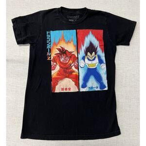 Dragon Ball Z Goku & Vegeta Graphic Tee – Men’s Small